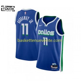 Maillot Basket Dallas Mavericks Tim Hardaway JR 11 Nike City Edition 2022-2023 Bleu Swingman - Enfant